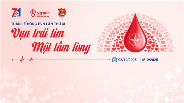 Bộ nhận diện Tuần lễ hồng EVN lần thứ XI - năm 2025