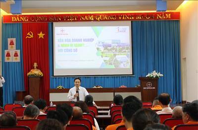 CÔNG TY CỔ PHẦN NHIỆT ĐIỆN BÀ RỊA TỔ CHỨC TẬP HUẤN VĂN HÓA DOANH NGHIỆP VÀ HÀNH VI XANH NƠI CÔNG SỞ